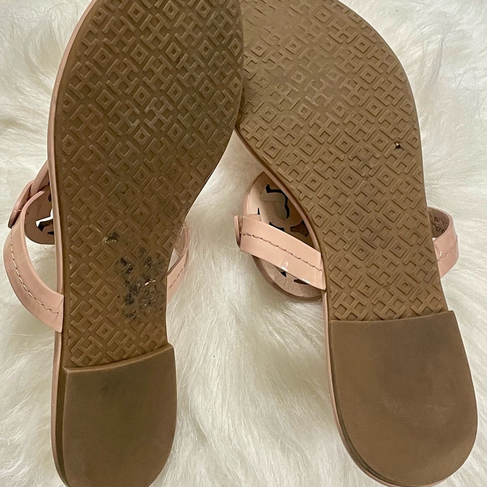 Tory Burch Miller Sandals In Shell Color - Picture 4 of 5